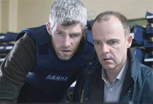 Kieran O'Reilly and Brian F O'Byrne in a scene from Love/Hate